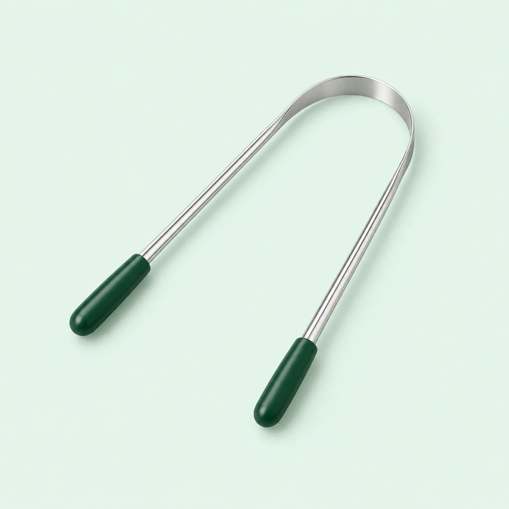 Gratte-langue en inox offert