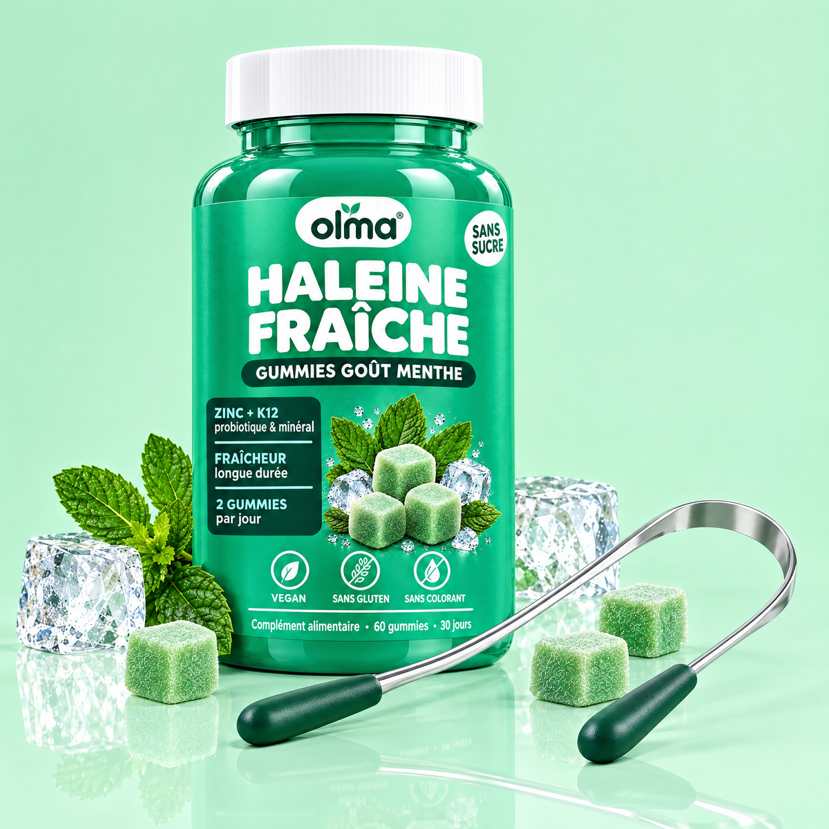 Pot Olma et gratte-langue inox offert