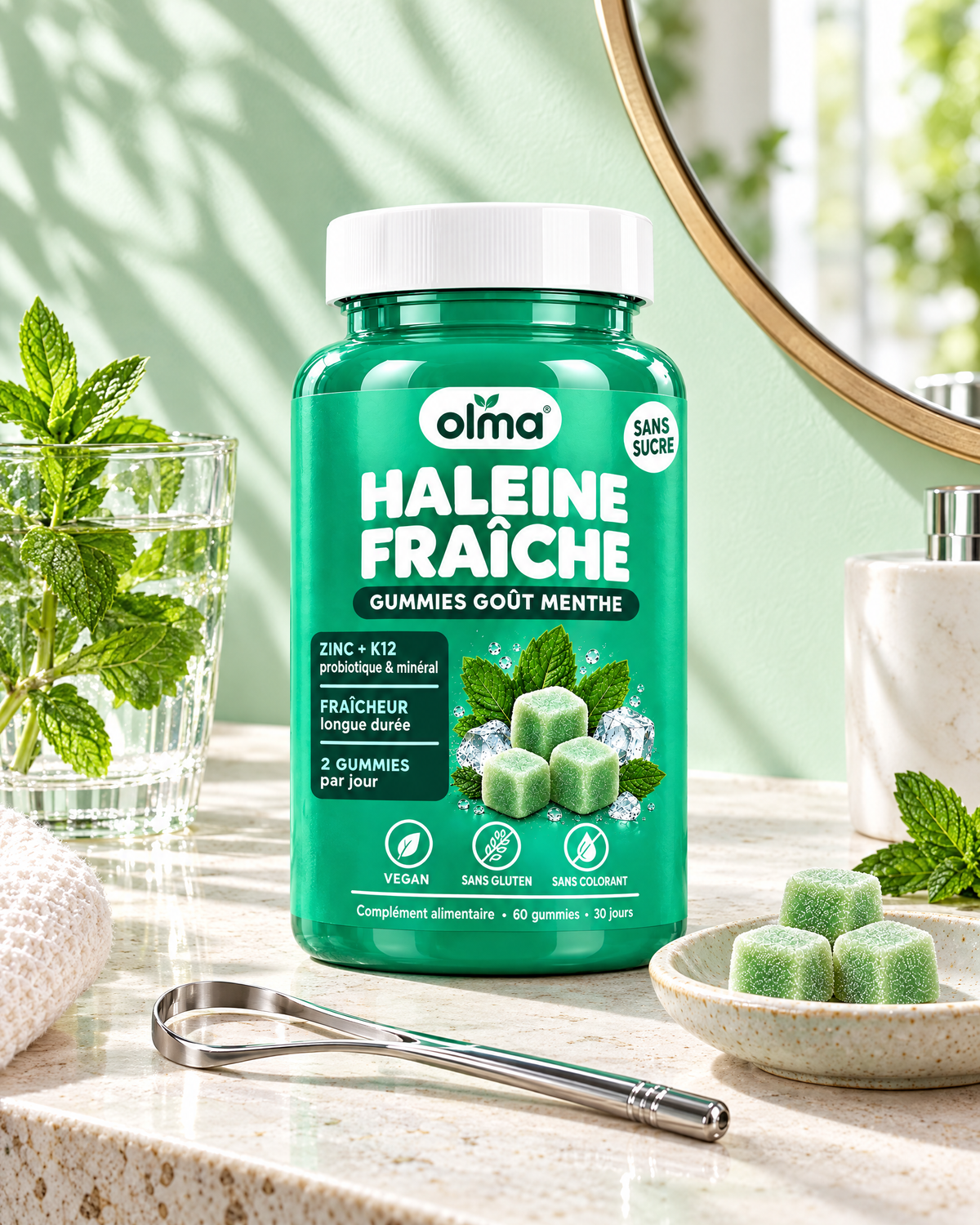 Olma Haleine Fraîche dans une salle de bain